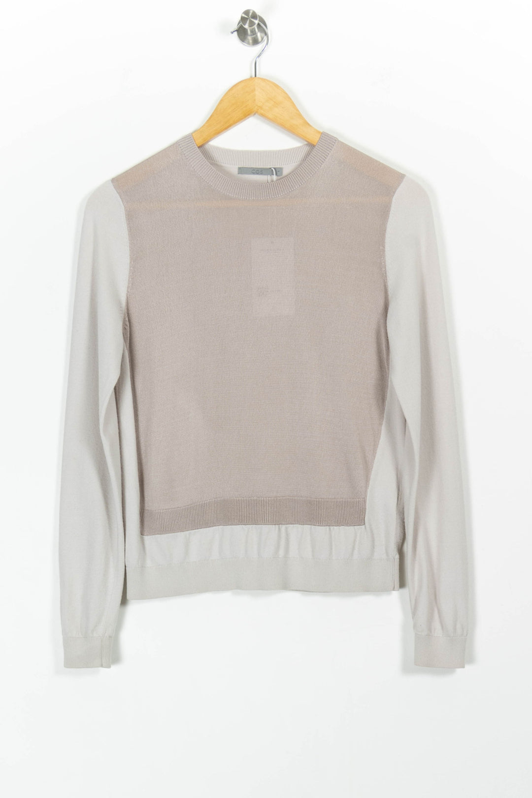Pull Beige et Blanc - Taille S/36 de la marque COS | PARAD96269 - Vendu par Paradigme - Image 2