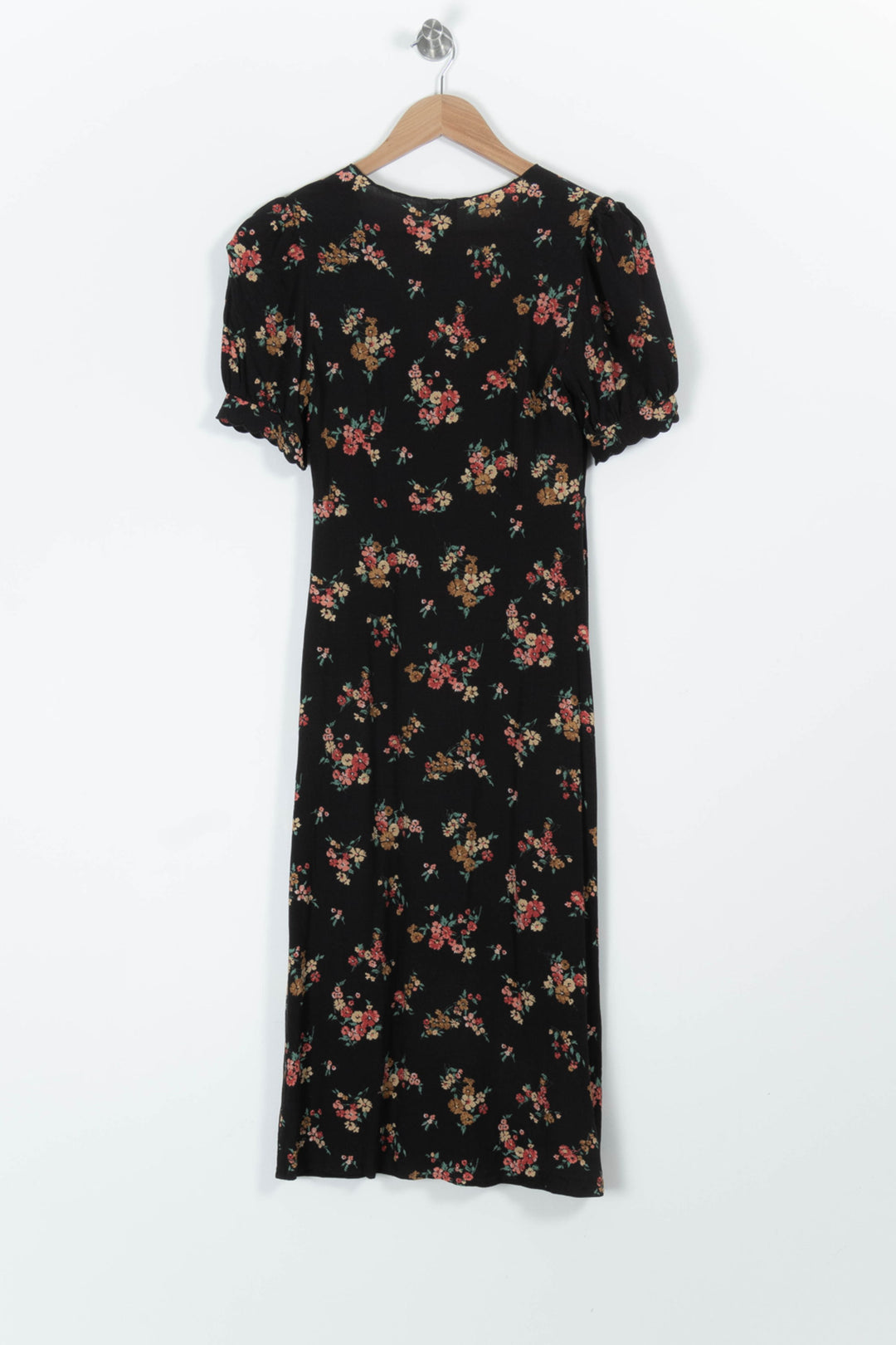 Robe Longue Noire et Fleurie - Taille XS/34 de la marque Petite Mendigote | PARAD96276 - Vendu par Paradigme - Image 4