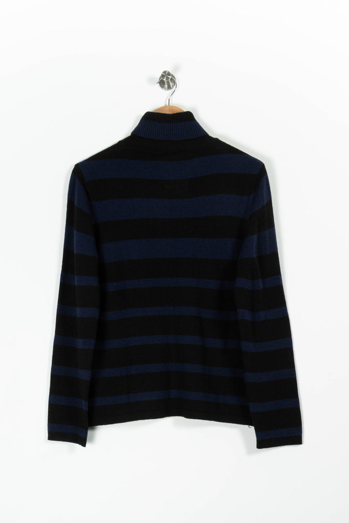 Pull Bleu et Noir - Taille L/40 de la marque La Fée Maraboutée | PARAD96278 - Vendu par Paradigme - Image 4
