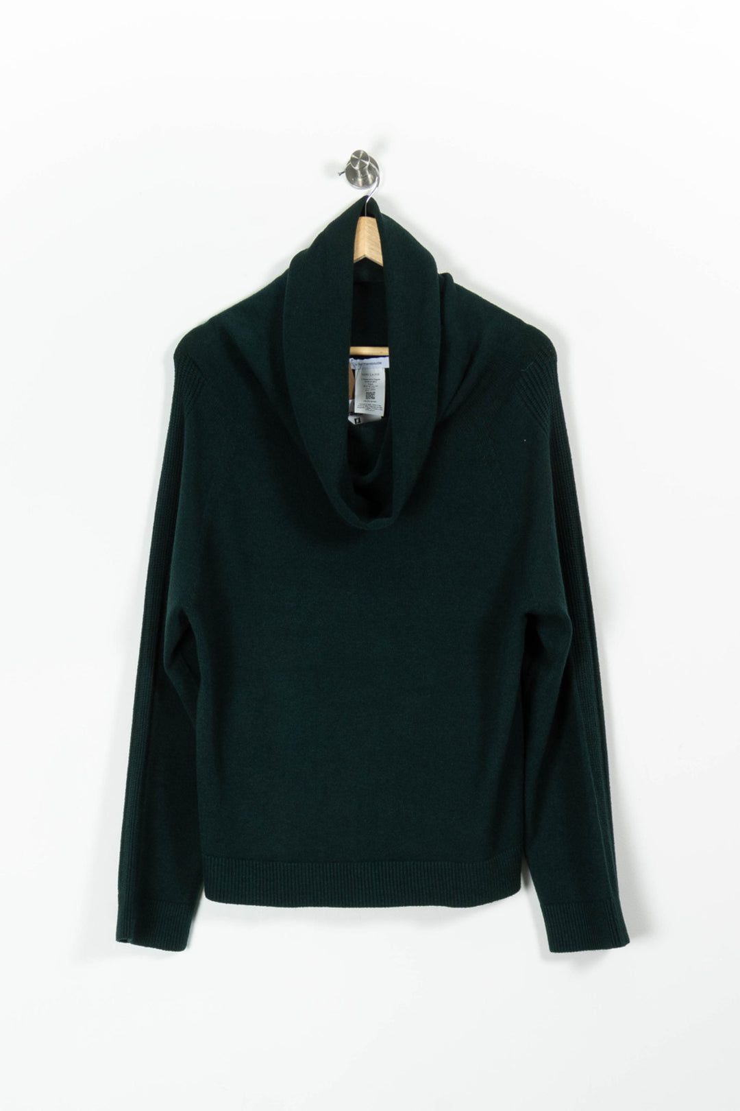 Pull Col Châle Vert - Taille L/40 de la marque La Fée Maraboutée | PARAD96279 - Vendu par Paradigme - Image 2