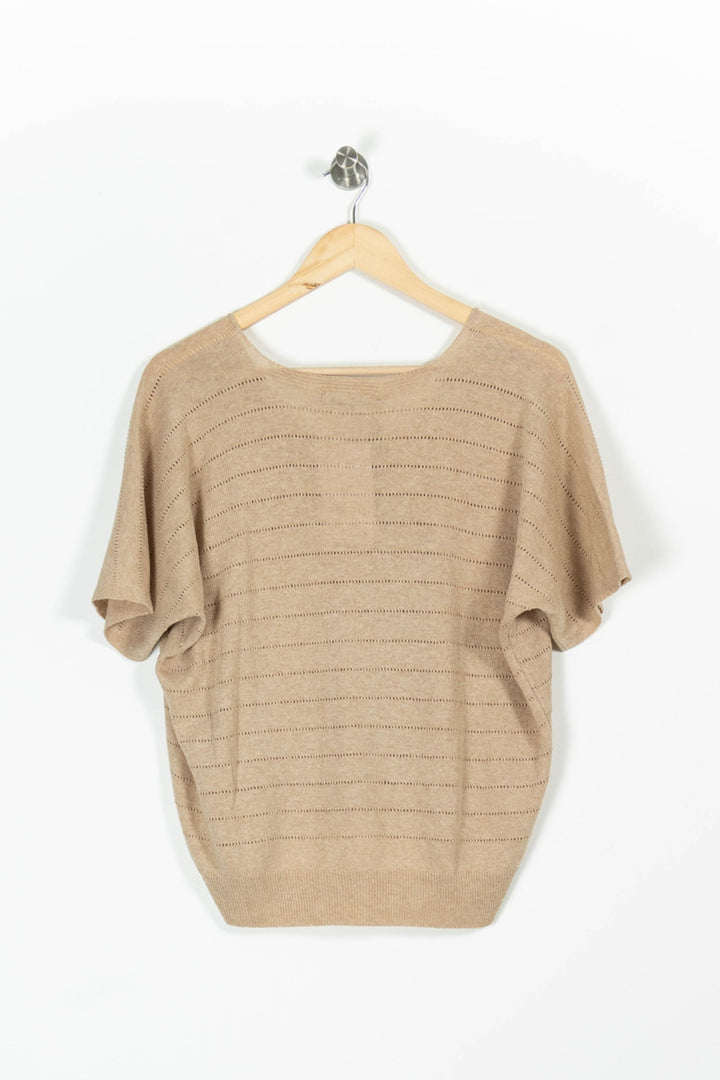 Pull Beige - Taille S/36 de la marque La Fée Maraboutée | PARAD96280 - Vendu par Paradigme - Image 4