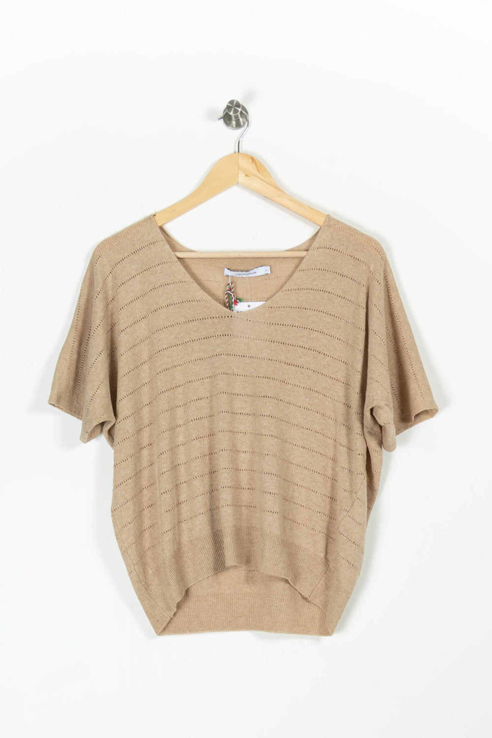 Pull Beige - Taille S/36 de la marque La Fée Maraboutée | PARAD96280 - Vendu par Paradigme - Image 2