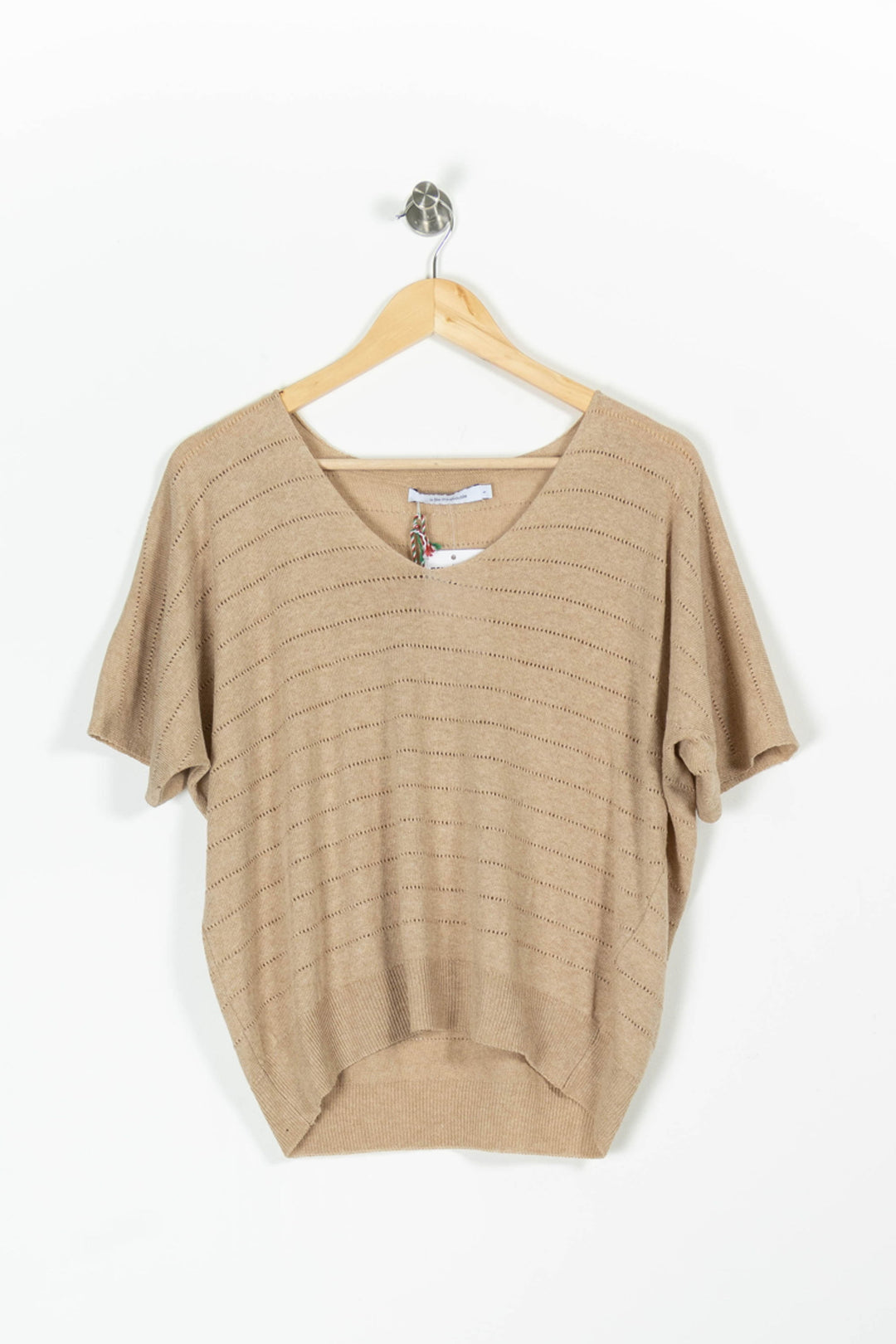 Pull Beige - Taille S/36 de la marque La Fée Maraboutée | PARAD96280 - Vendu par Paradigme - Image 2