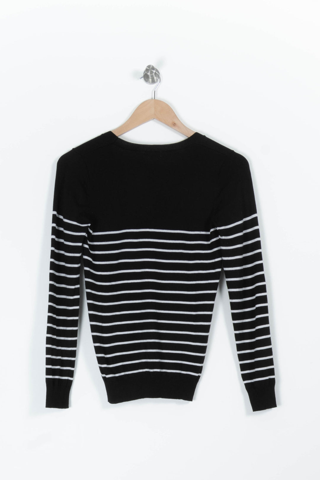 Pull Noir et Blanc - Taille XS/34 de la marque Maison 123 | PARAD96282 - Vendu par Paradigme - Image 4