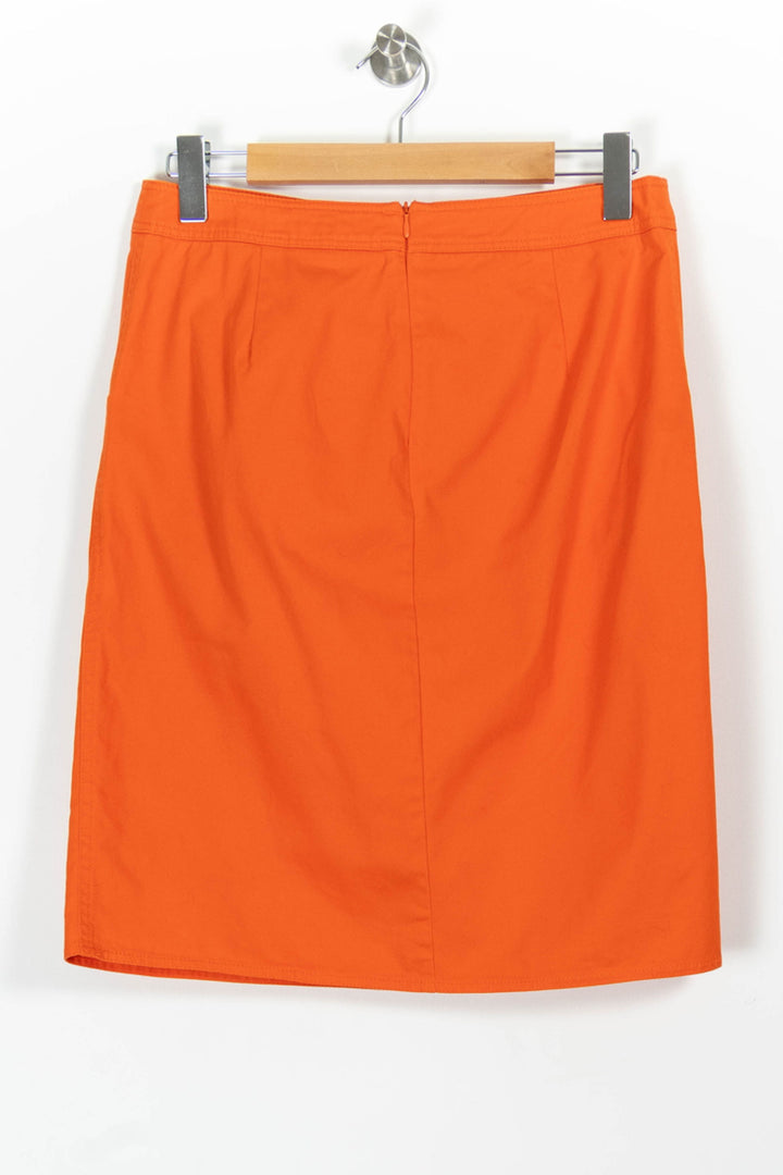 Jupe Droite Orange - Taille XL/42 de la marque Galeries Lafayette | PARAD96284 - Vendu par Paradigme - Image 4