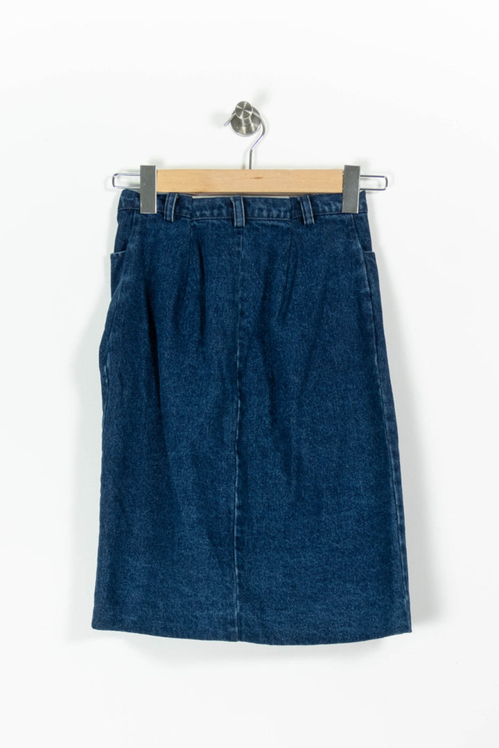 Jupe Midi Bleu - Taille S/36 de la marque Galeries Lafayette | PARAD96286 - Vendu par Paradigme - Image 4