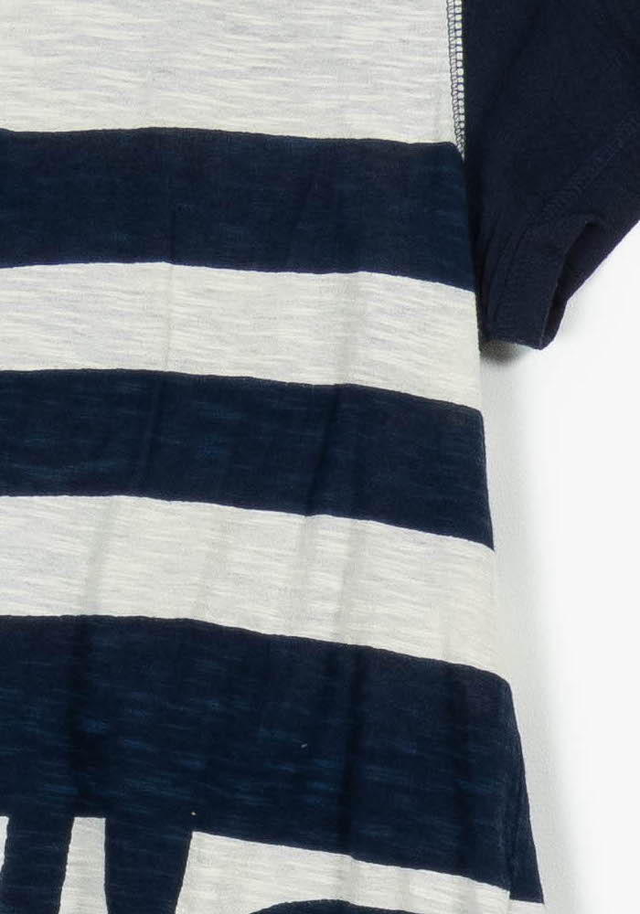 Tee-shirt Bleu et Blanc - Taille S/36 de la marque Derhy | PARAD96287 - Vendu par Paradigme - Image 3