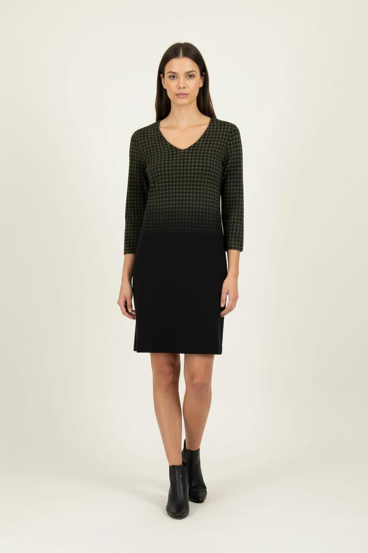 Robe Noire et Kaki - Taille XXL/44 de la marque La Fée Maraboutée | PARAD96291 - Vendu par Paradigme - Image 1