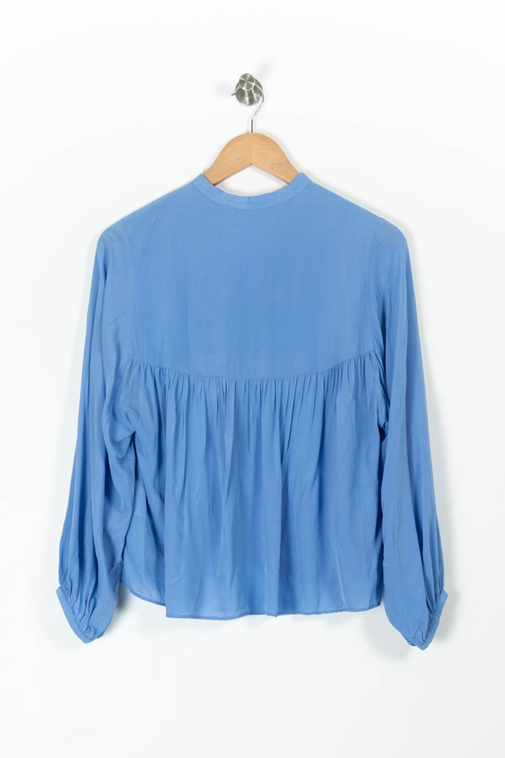 Blouse Bleue - Taille S/36 de la marque Vanessa Bruno | PARAD96300 - Vendu par Paradigme - Image 4
