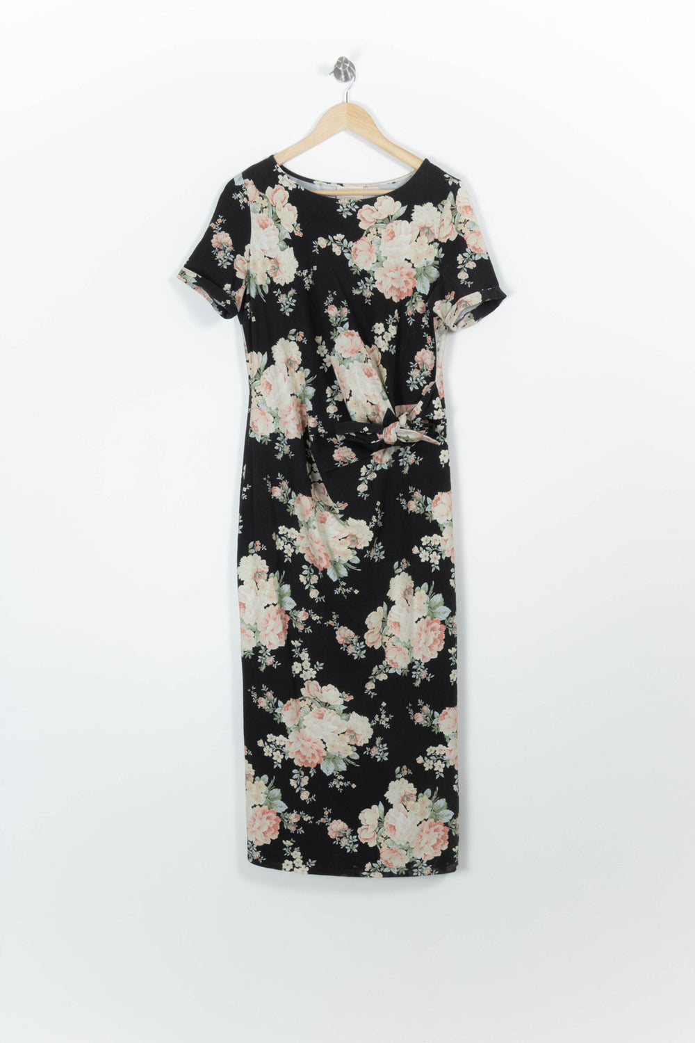 Robe longue noire et fleurie - Taille L/40 de la marque Sézane | PARAD96301 - Vendu par Paradigme - Image 2