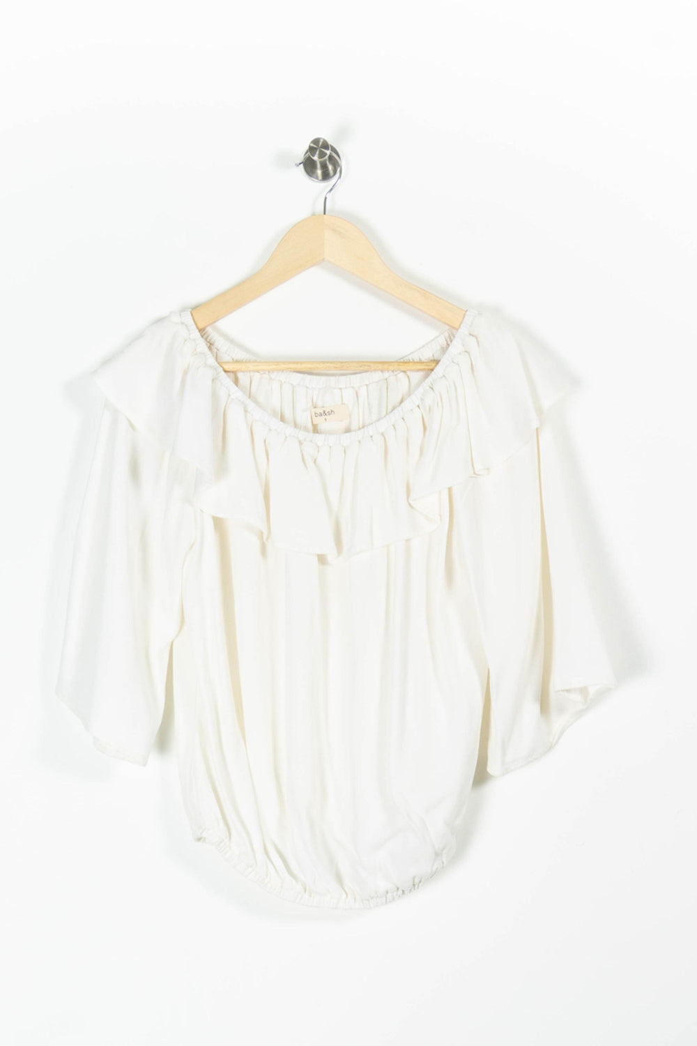 Blouse Blanche - Taille S/36 de la marque ba&sh | PARAD96304 - Vendu par Paradigme - Image 2