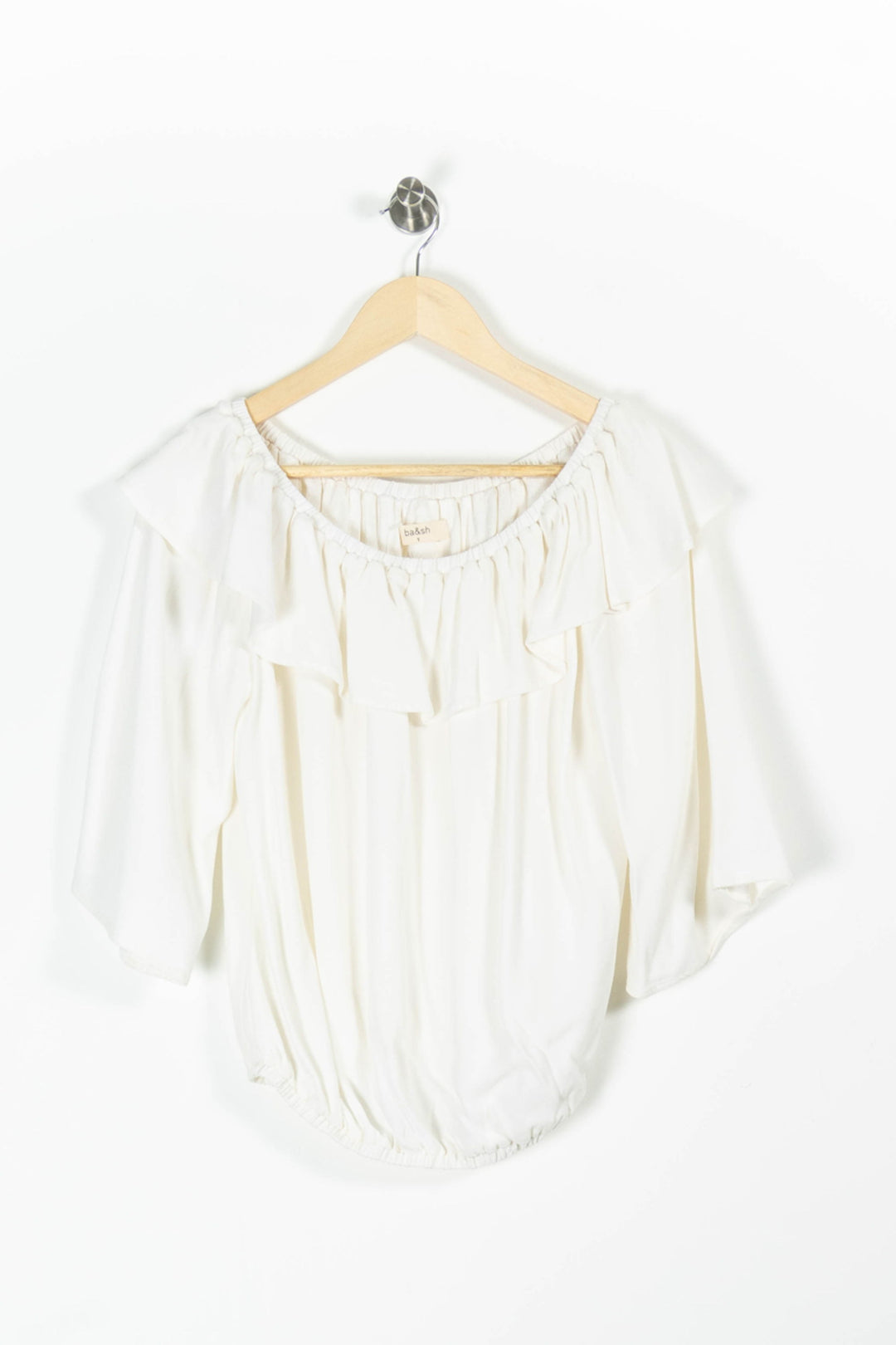 Blouse Blanche - Taille S/36 de la marque ba&sh | PARAD96304 - Vendu par Paradigme - Image 2