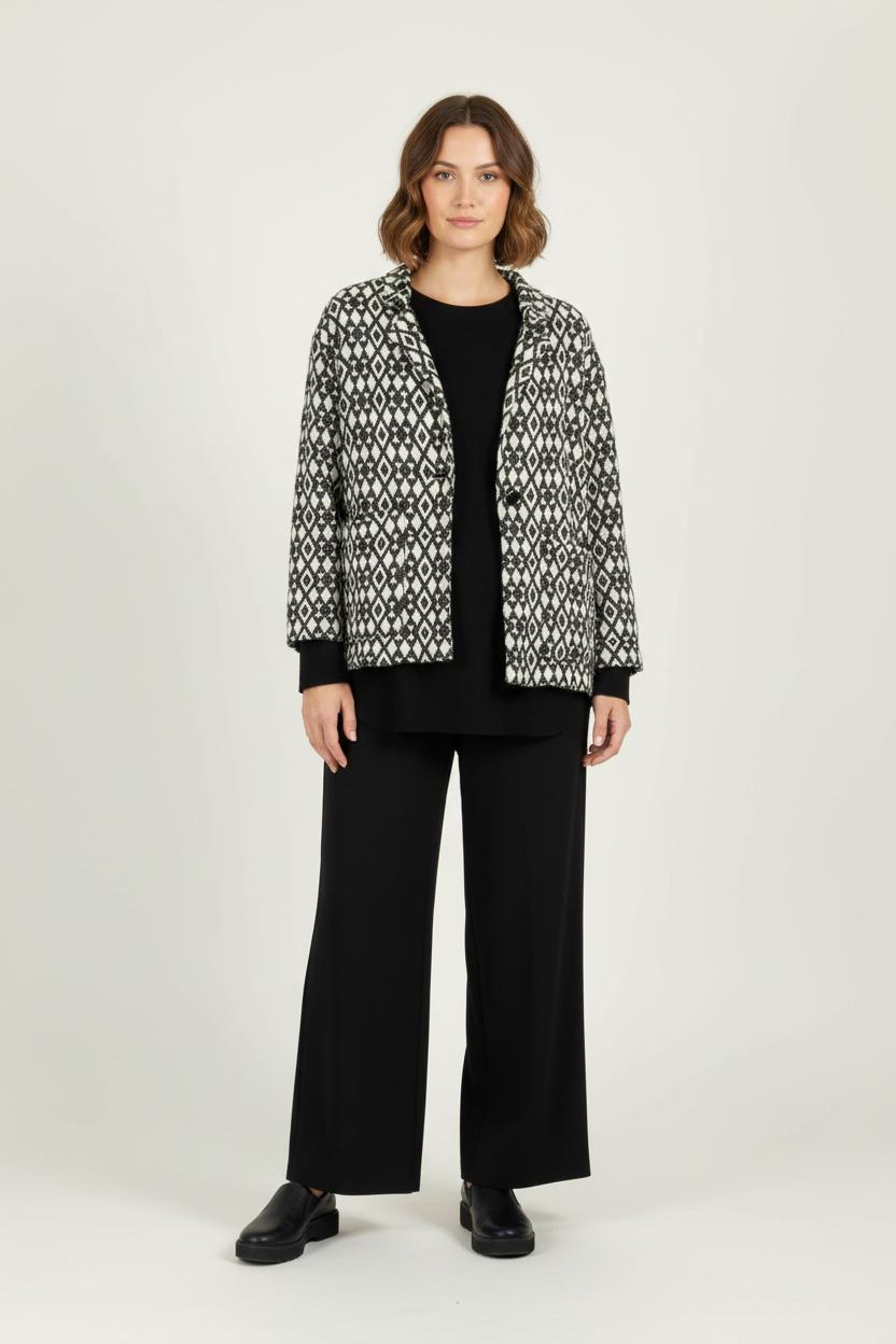 Veste Noire et Blanche - Taille S/36 de la marque Des petits hauts | PARAD96311 - Vendu par Paradigme - Image 1