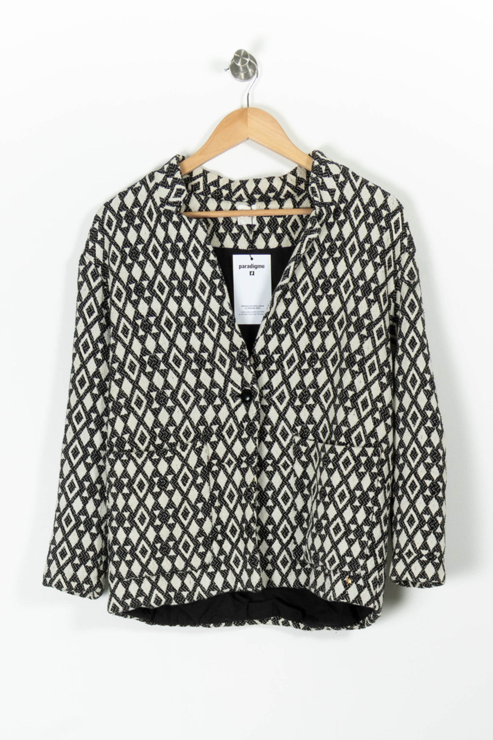 Veste Noire et Blanche - Taille S/36 de la marque Des petits hauts | PARAD96311 - Vendu par Paradigme - Image 2