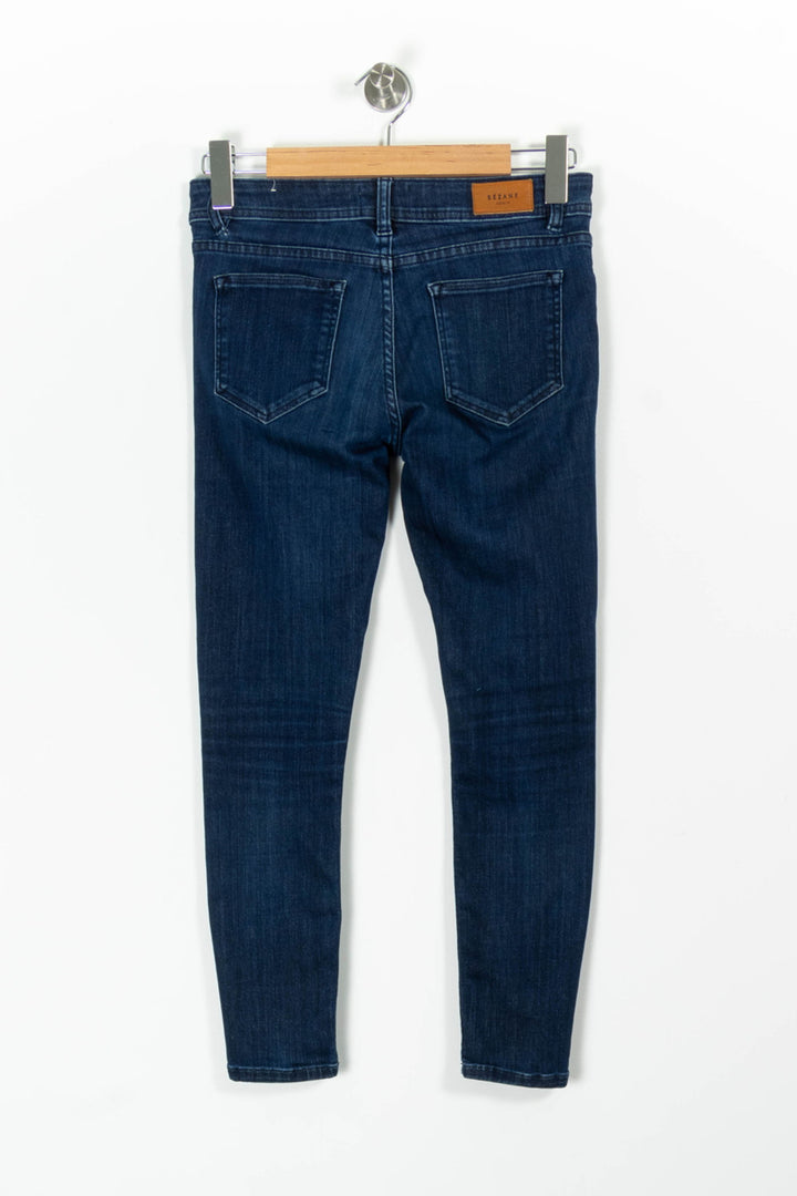Jean Slim Bleu - Taille S/36 de la marque Sézane | PARAD96313 - Vendu par Paradigme - Image 4