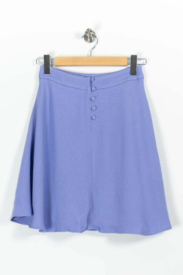 Jupe Évasée Violette - Taille S/36 de la marque Maison Lemoine | PARAD96317 - Vendu par Paradigme - Image 4