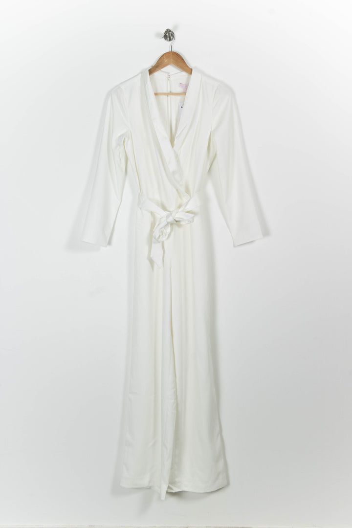 Robe Longue Blanche - Taille S/36 de la marque Maison Lemoine | PARAD96319 - Vendu par Paradigme - Image 2