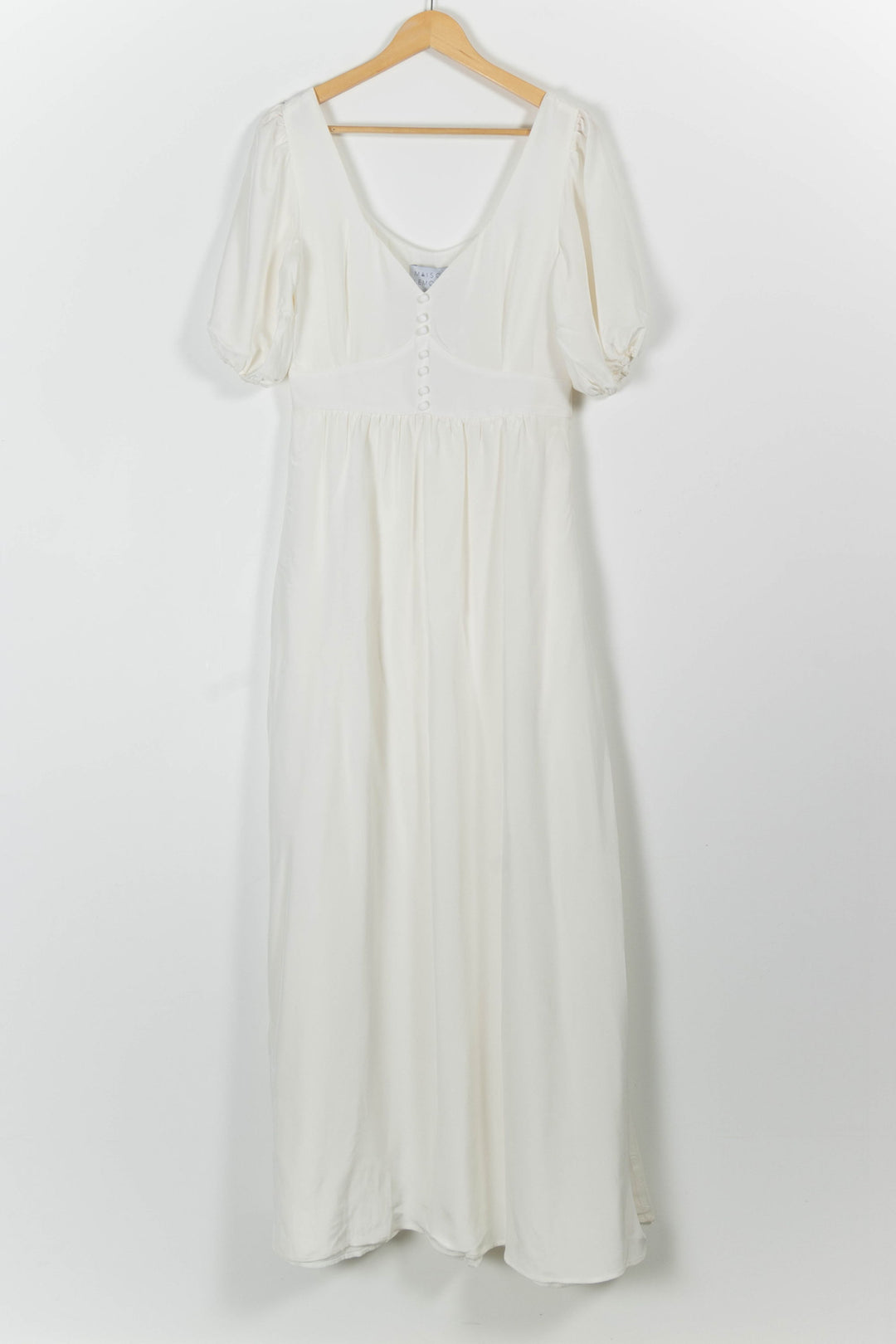 Robe Empire Blanche - Taille L/40 de la marque Maison Lemoine | PARAD96320 - Vendu par Paradigme - Image 2