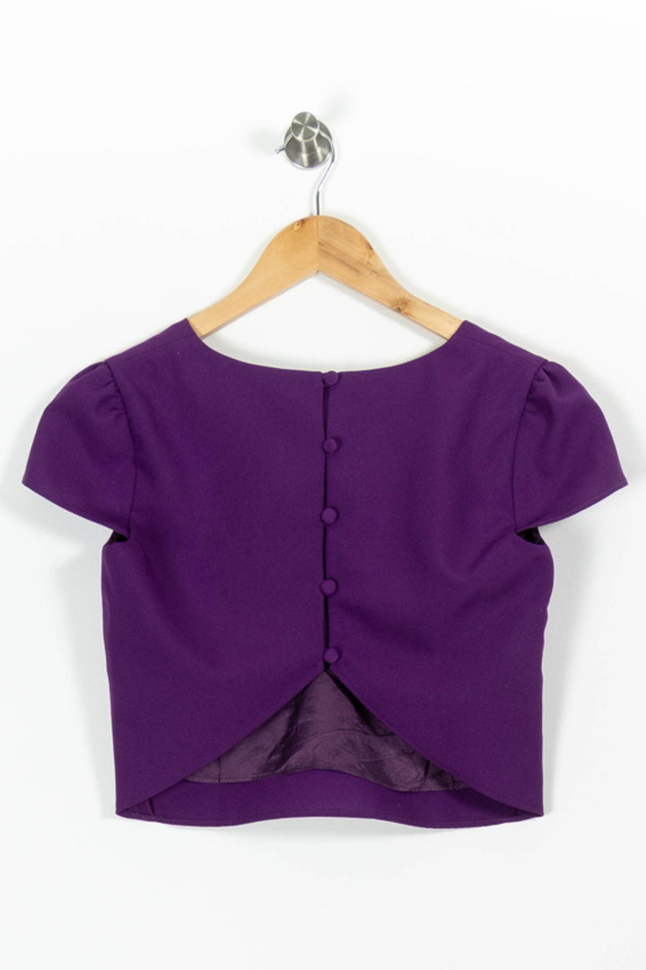 Top Violet - Taille XS/34 de la marque Maison Lemoine | PARAD96324 - Vendu par Paradigme - Image 4