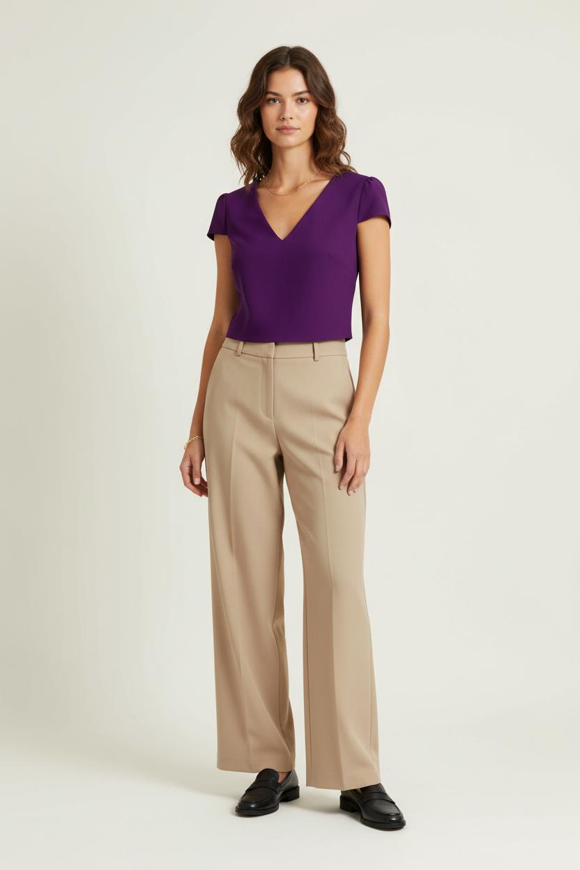Top Violet - Taille XS/34 de la marque Maison Lemoine | PARAD96324 - Vendu par Paradigme - Image 1