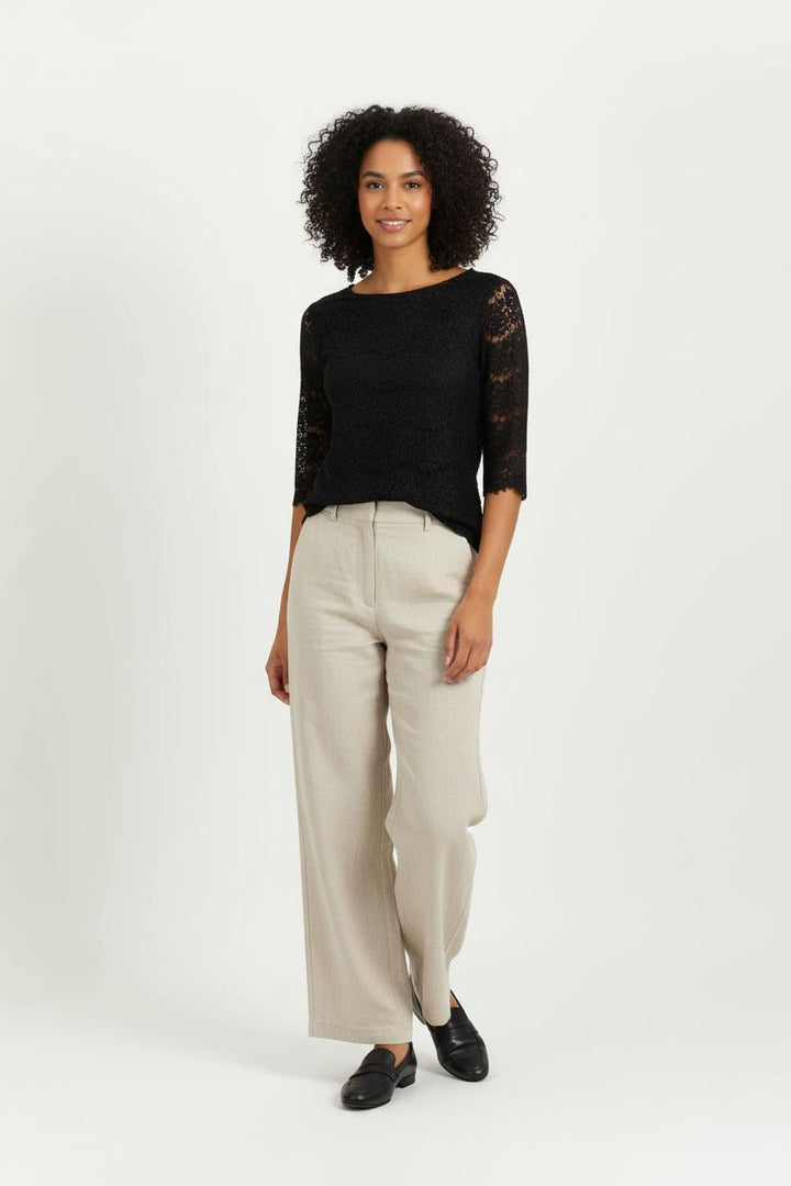 Blouse Noire - Taille M/38 de la marque Caroll | PARAD96325 - Vendu par Paradigme - Image 1
