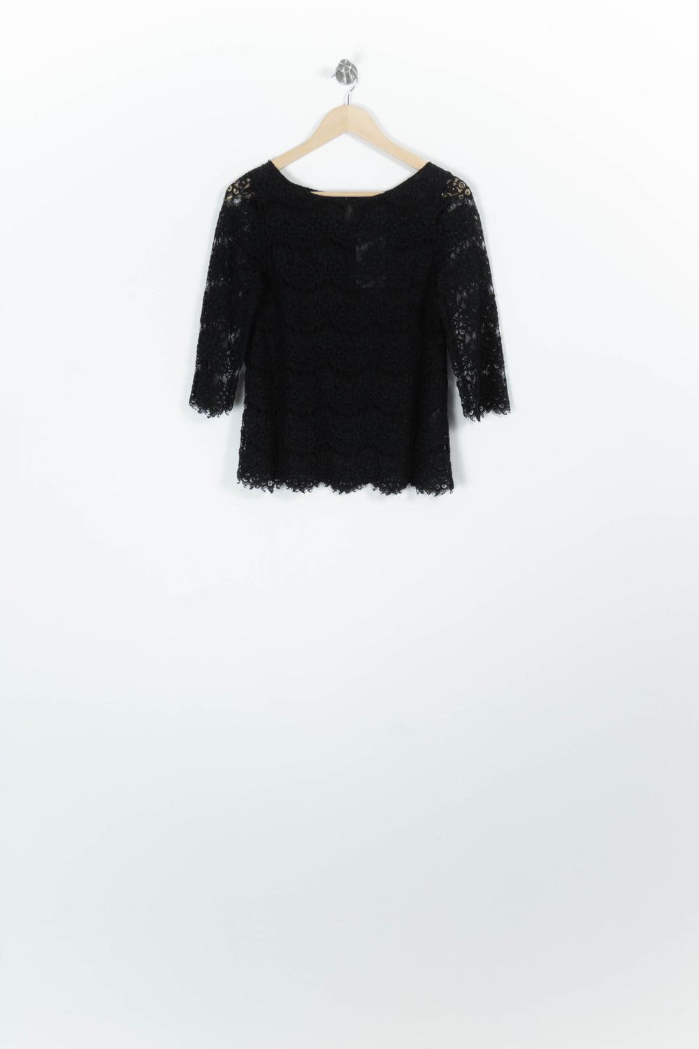 Blouse Noire - Taille M/38 de la marque Caroll | PARAD96325 - Vendu par Paradigme - Image 2