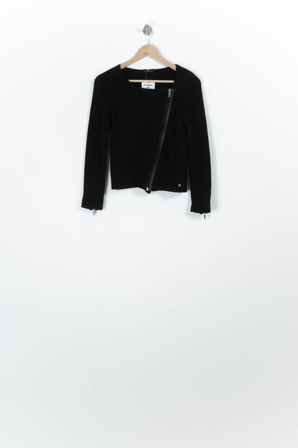 Gilet Noir - Taille S/36 de la marque IKKS | PARAD96328 - Vendu par Paradigme - Image 2