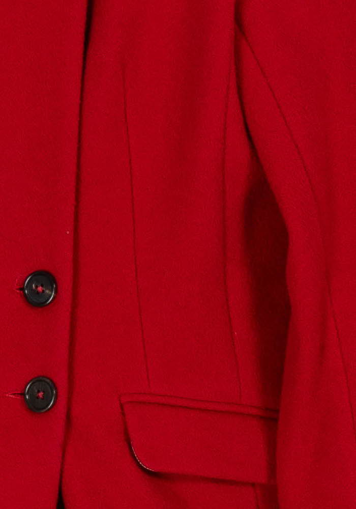Manteau Rouge - Taille M/38 de la marque Caroll | PARAD96329 - Vendu par Paradigme - Image 3