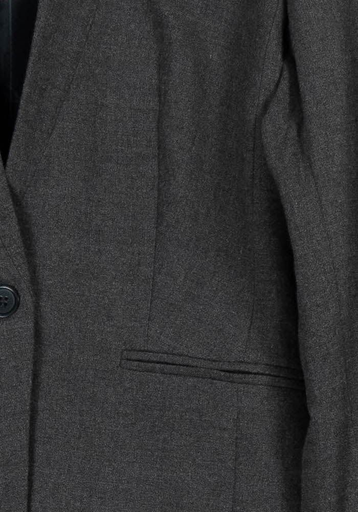 Veste Blazer Grise - Taille M/38 de la marque Caroll | PARAD96331 - Vendu par Paradigme - Image 3