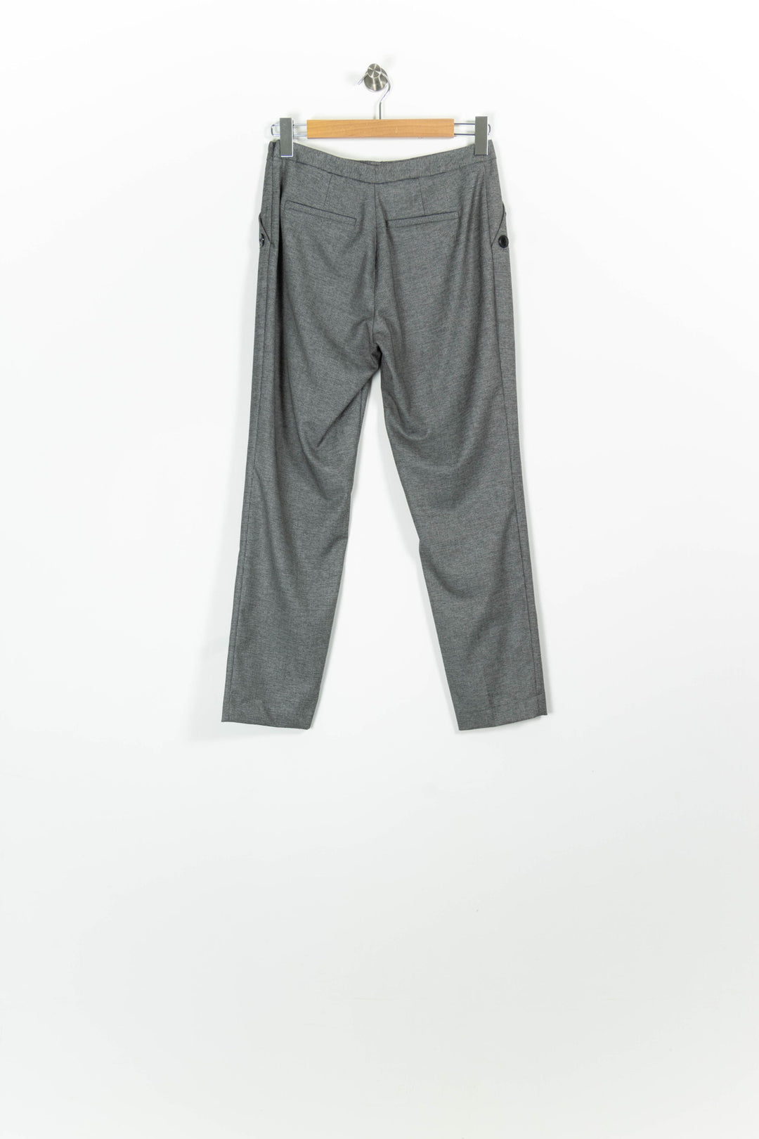 Pantalon Gris - Taille L/40 de la marque Caroll | PARAD96332 - Vendu par Paradigme - Image 4