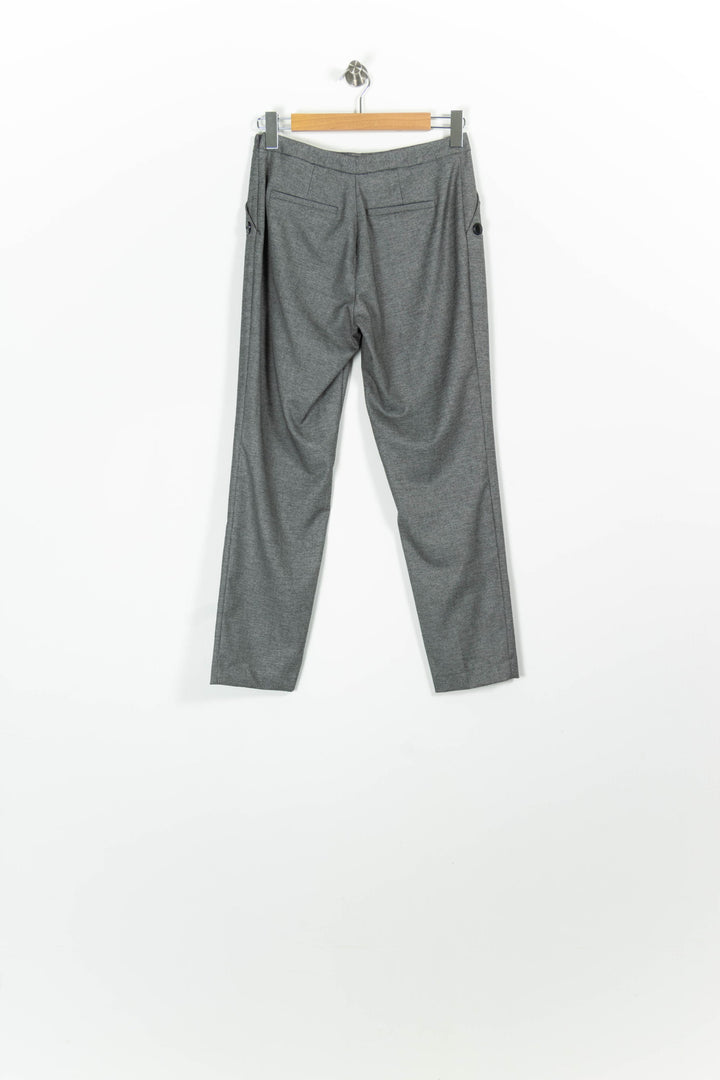 Pantalon Gris - Taille L/40 de la marque Caroll | PARAD96332 - Vendu par Paradigme - Image 4