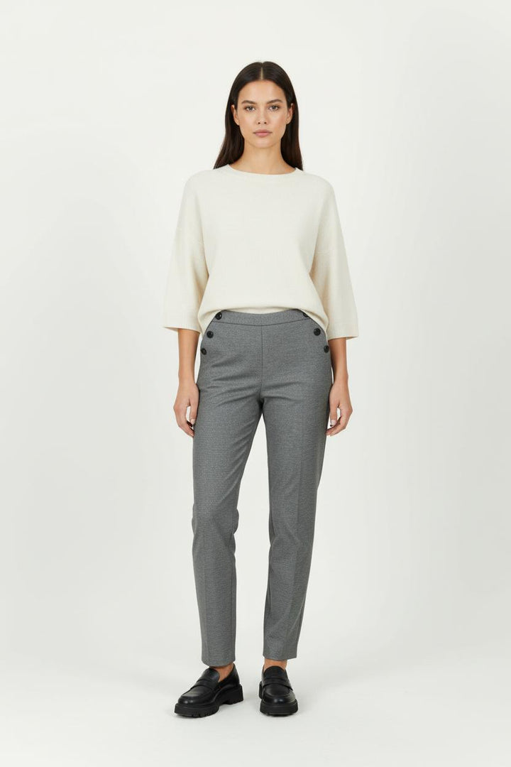 Pantalon Gris - Taille L/40 de la marque Caroll | PARAD96332 - Vendu par Paradigme - Image 1