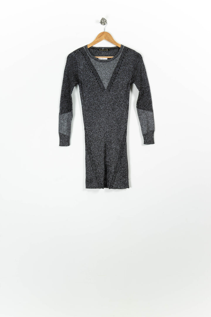 Robe Pull Grise - Taille XS/34 de la marque Bérénice | PARAD96334 - Vendu par Paradigme - Image 2