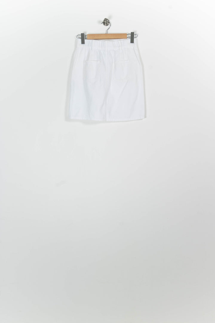 Jupe Courte Blanche - Taille XS/34 de la marque Maison 123 | PARAD96335 - Vendu par Paradigme - Image 4