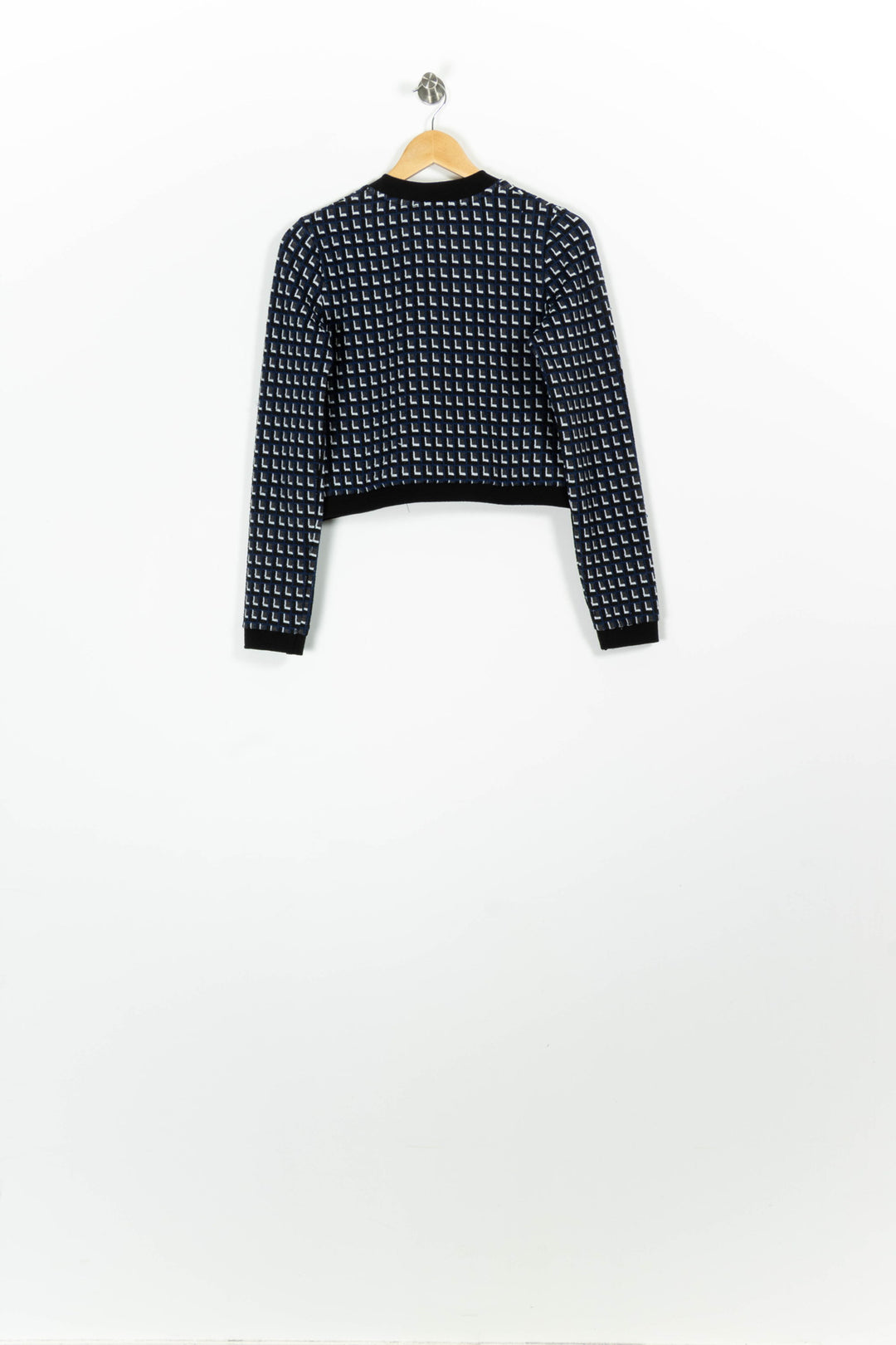Gilet Bleu et Blanc - Taille XS/34 de la marque La Fée Maraboutée | PARAD96336 - Vendu par Paradigme - Image 4