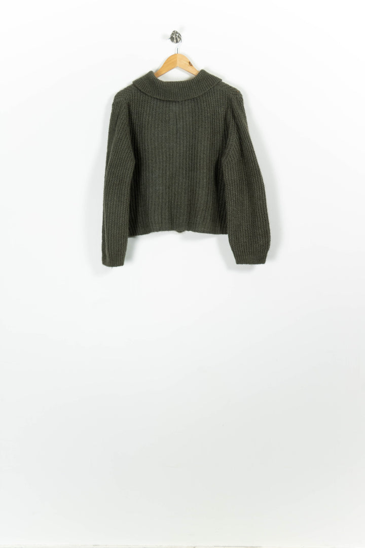 Cardigan Vert - Taille XS/34 de la marque La Fée Maraboutée | PARAD96337 - Vendu par Paradigme - Image 4