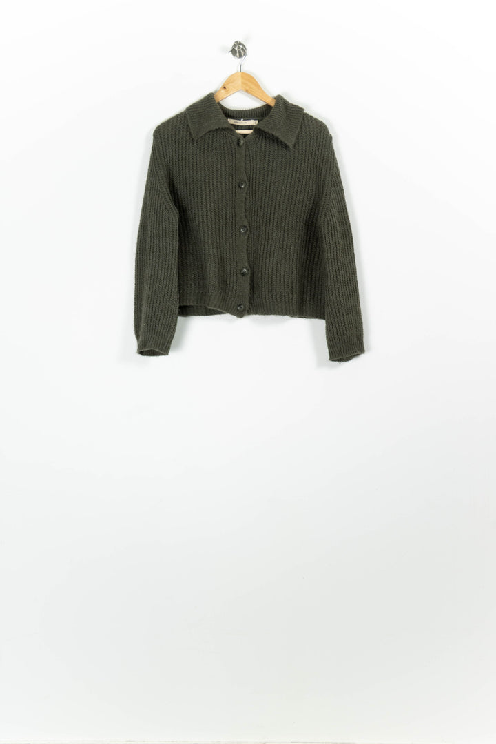 Cardigan Vert - Taille XS/34 de la marque La Fée Maraboutée | PARAD96337 - Vendu par Paradigme - Image 2