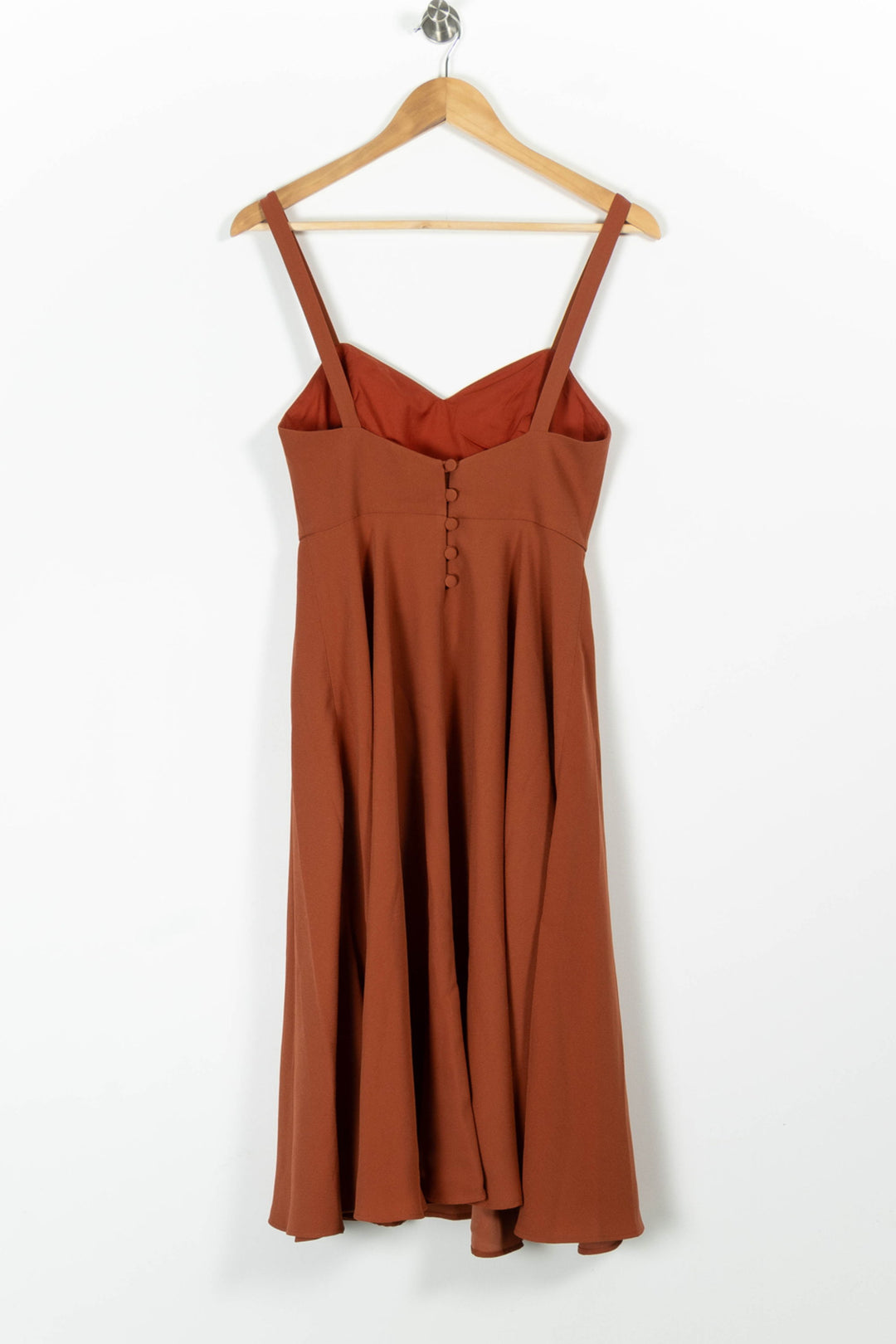 Robe Midi Orange - Taille S/36 de la marque Maison Lemoine | PARAD96339 - Vendu par Paradigme - Image 4