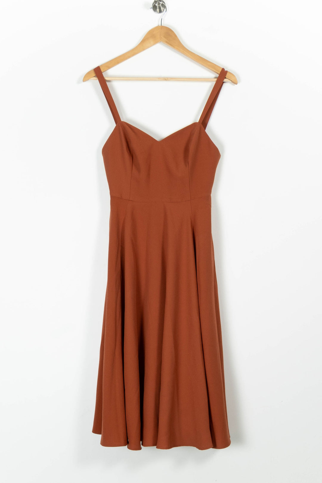 Robe Midi Orange - Taille S/36 de la marque Maison Lemoine | PARAD96339 - Vendu par Paradigme - Image 2