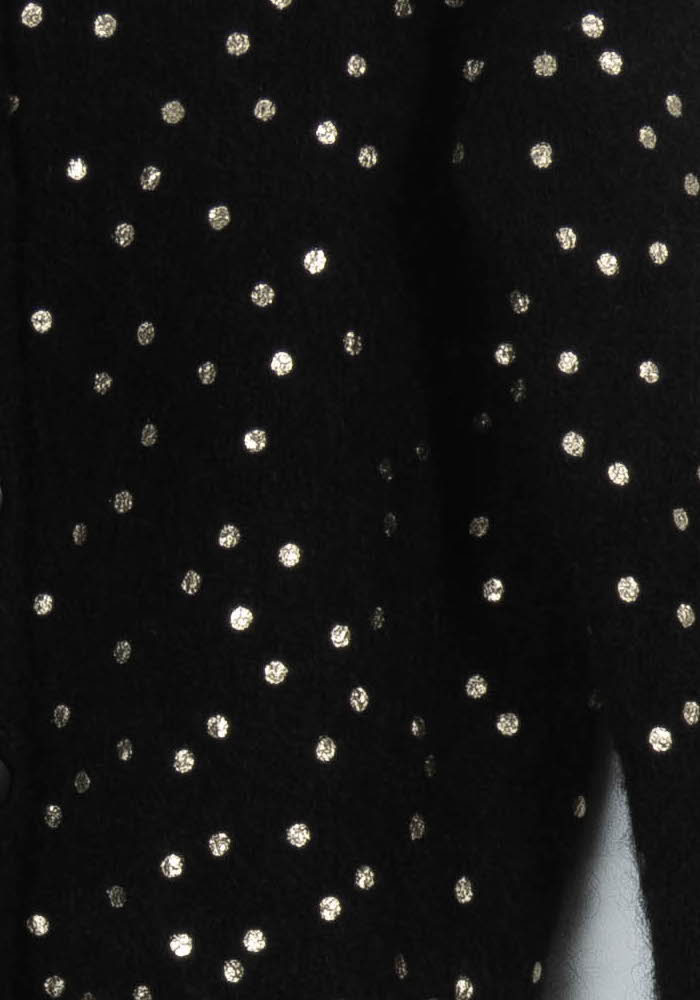 Cardigan Noir et Doré - Taille XS/34 de la marque Sézane | PARAD96340 - Vendu par Paradigme - Image 3