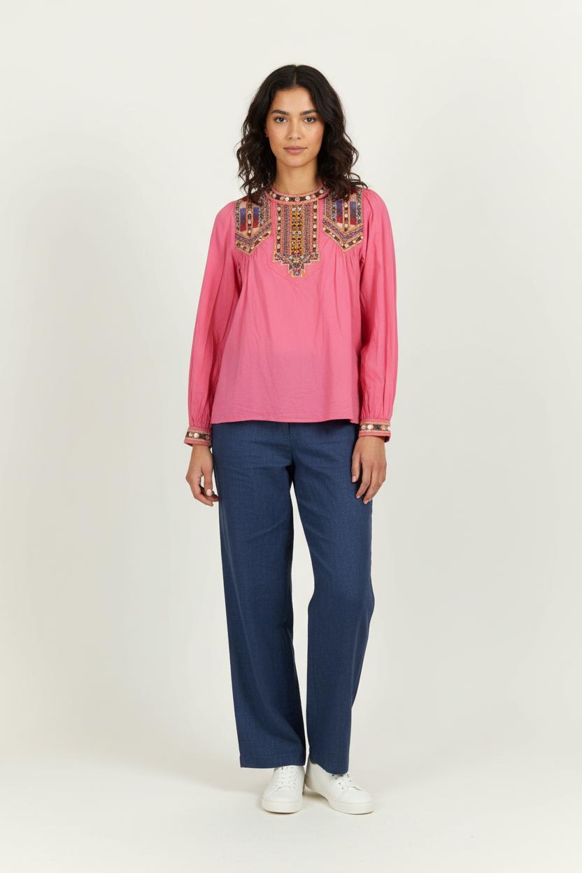 Blouse Rose - Taille XS/34 de la marque Sézane | PARAD96344 - Vendu par Paradigme - Image 1