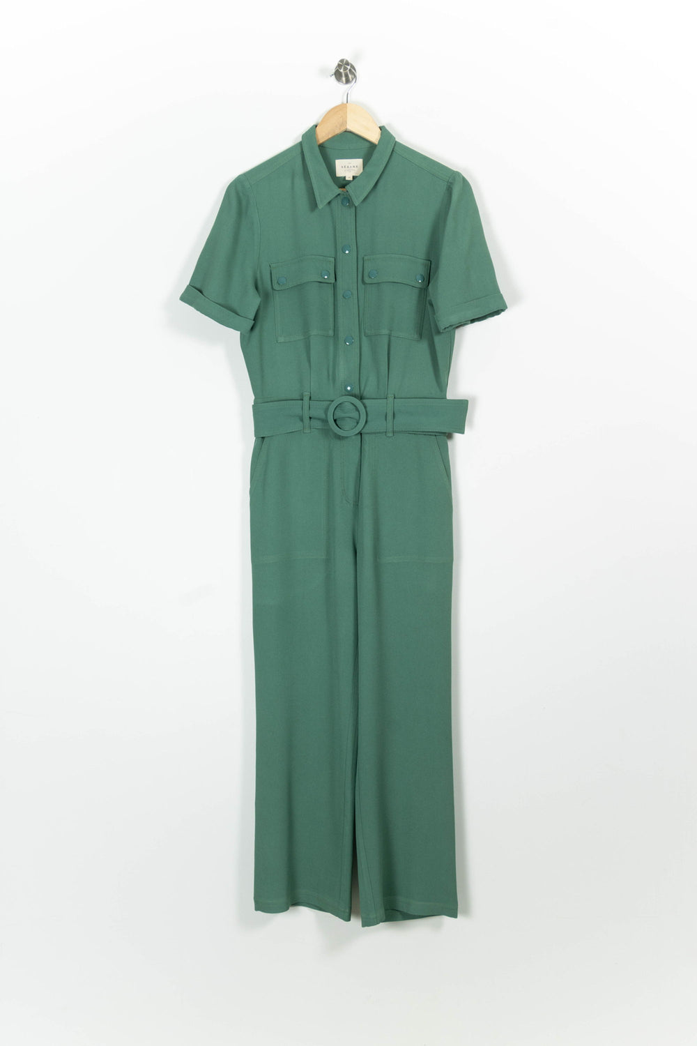 Combinaison Pantalon Verte - Taille M/38 de la marque Sézane | PARAD96345 - Vendu par Paradigme - Image 2