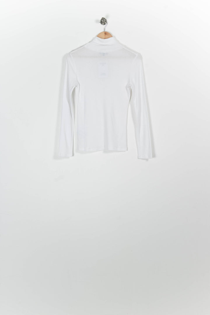 Sous-pull Blanc - Taille M/38 de la marque Caroll | PARAD96346 - Vendu par Paradigme - Image 4