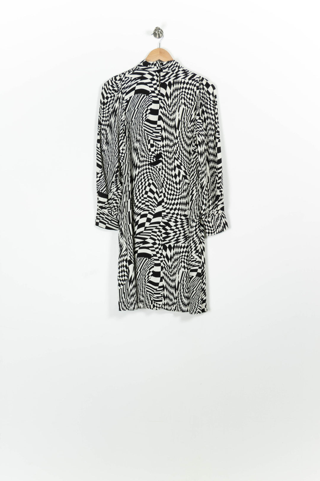 Robe midi Noire et Blanche - Taille S/36 de la marque IKKS | PARAD96350 - Vendu par Paradigme - Image 4