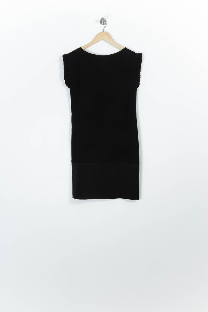 Robe Droite Noire - Taille S/36 de la marque Claudie Pierlot | PARAD96356 - Vendu par Paradigme - Image 4