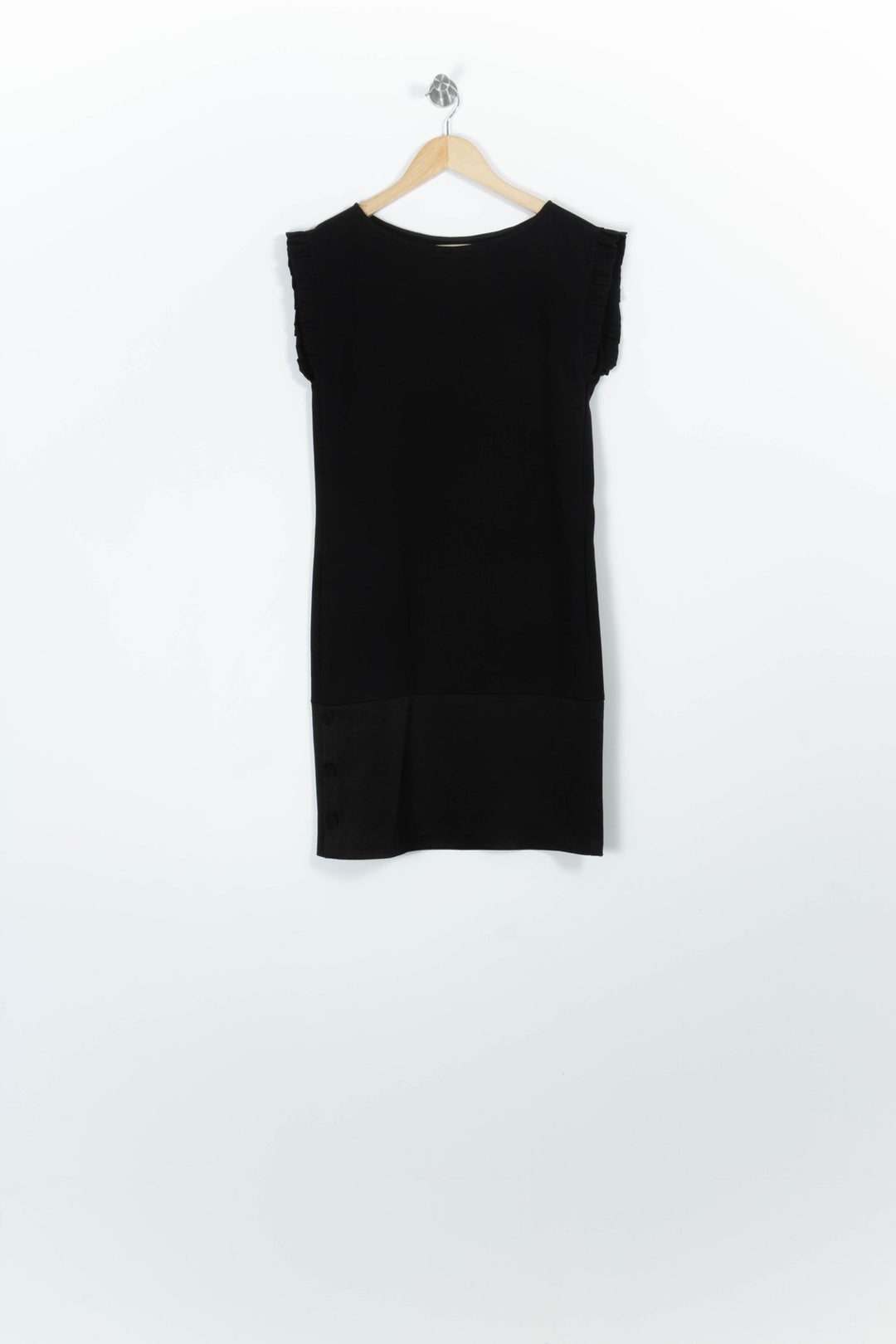 Robe Droite Noire - Taille S/36 de la marque Claudie Pierlot | PARAD96356 - Vendu par Paradigme - Image 2