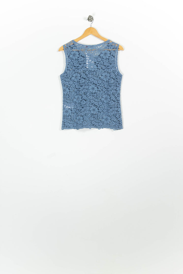 Débardeur Bleu - Taille M/38 de la marque La Fée Maraboutée | PARAD96357 - Vendu par Paradigme - Image 4