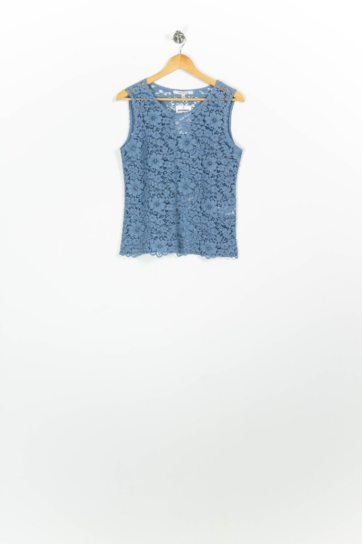 Débardeur Bleu - Taille M/38 de la marque La Fée Maraboutée | PARAD96357 - Vendu par Paradigme - Image 2