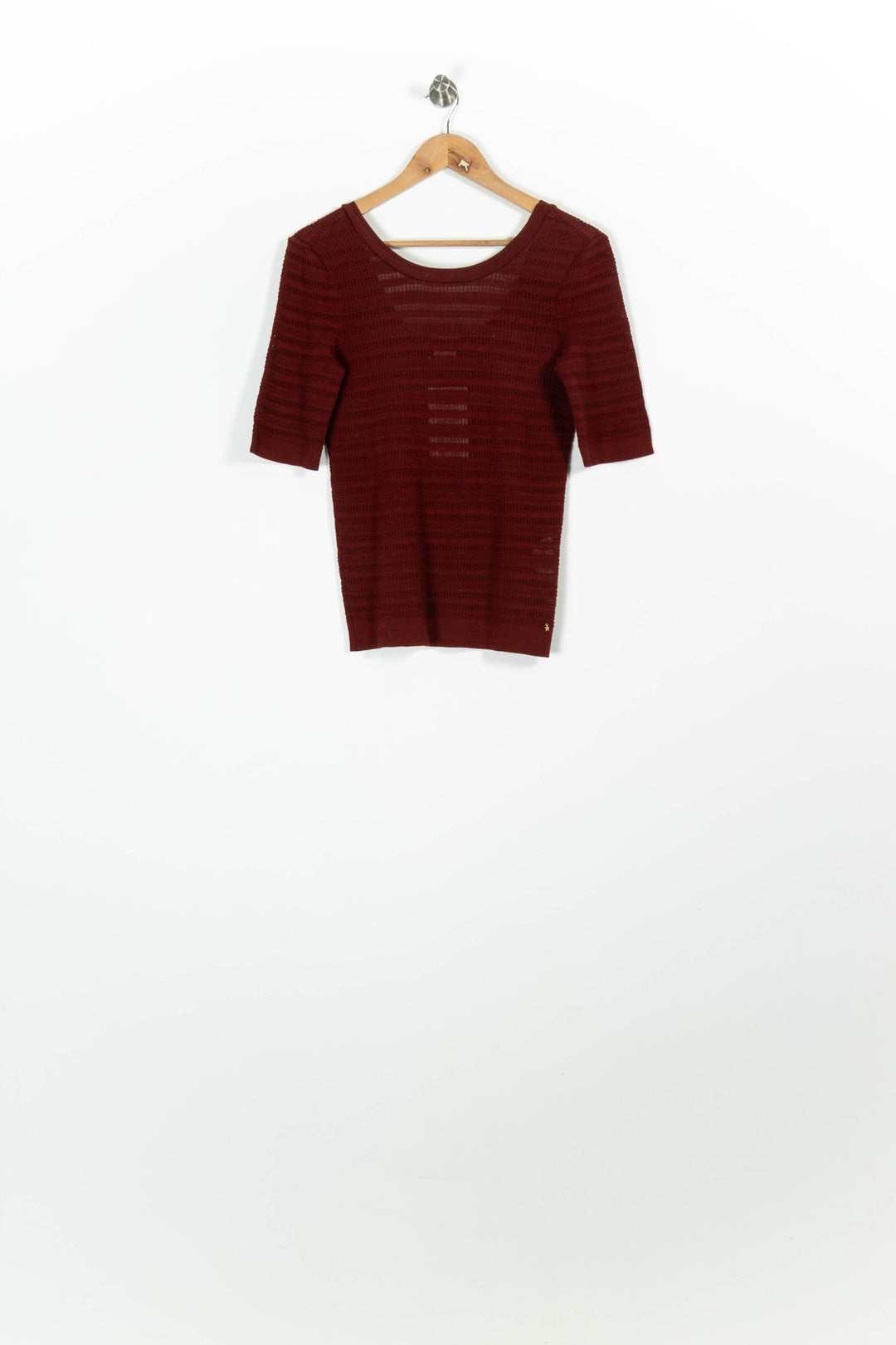 Pull Bordeaux - Taille L/40 de la marque Des petits hauts | PARAD96361 - Vendu par Paradigme - Image 2