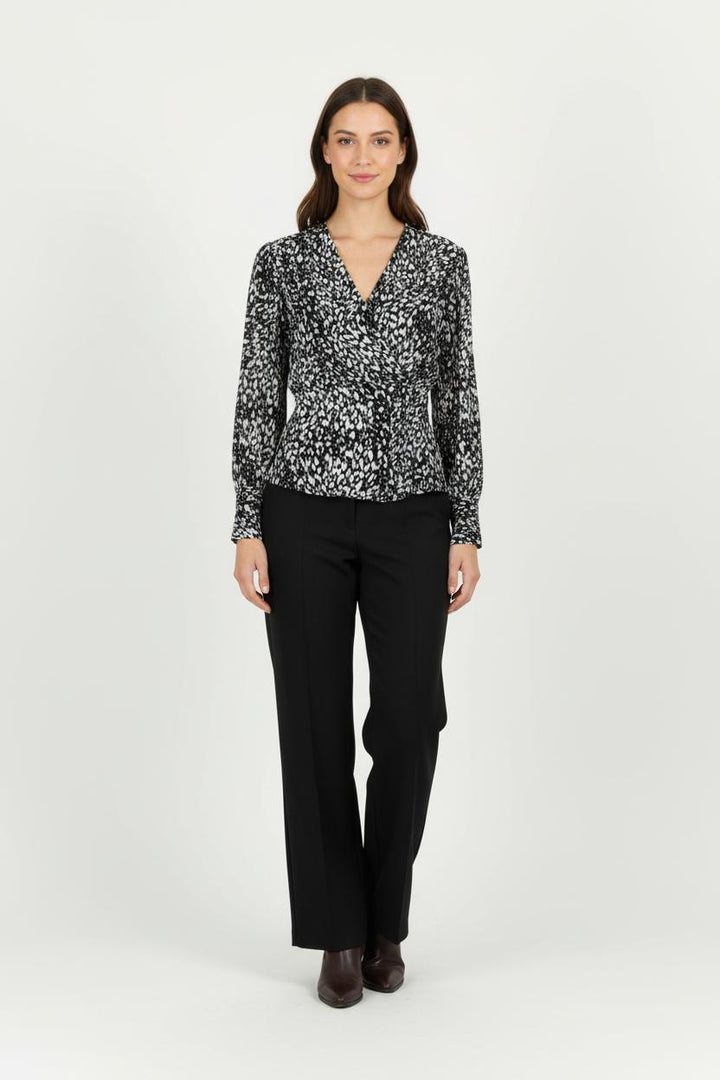 Blouse Noire et Blanche - Taille S/36 de la marque The Kooples | PARAD96363 - Vendu par Paradigme - Image 1